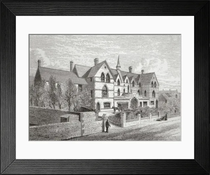 Framed Print : Albion Hill Home for Female Penitents, Brighton Framed Print : Albion Hill Home for Female Penitents, Brighton