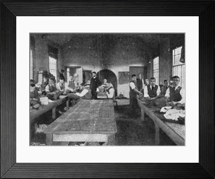 Framed Print : Darenth Schools, Kent - Tailoring Framed Print : Darenth Schools, Kent - Tailoring