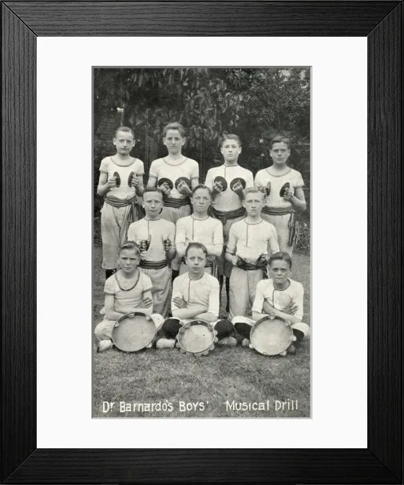 Framed Print : Dr Barnardos Boys - Musical Drill Framed Print : Dr Barnardos Boys - Musical Drill