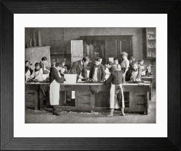 Framed Print : Edinburgh Day Industrial School - Carpentry Framed Print : Edinburgh Day Industrial School - Carpentry