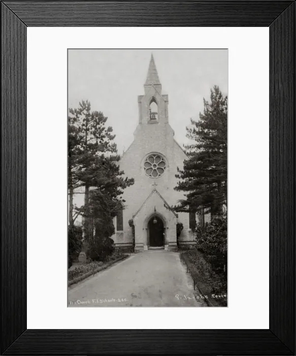 Framed Print : Feltham Industrial Schools (later Borstal) - Church Framed Print : Feltham Industrial Schools (later Borstal) - Church