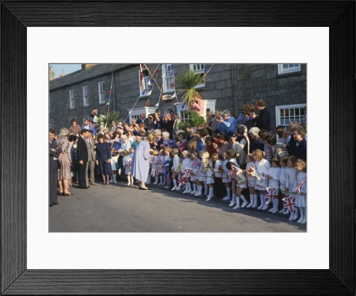 Framed Print : Diana, Princess of Wales, in St Marys, Scilly Isles Framed Print : Diana, Princess of Wales, in St Marys, Scilly Isles