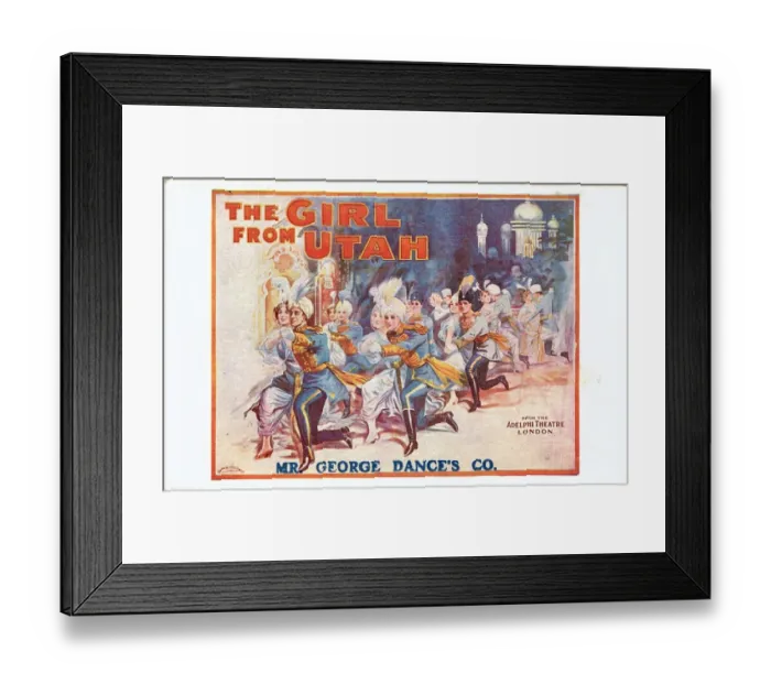 Framed Print : The Girl from Utah by James P Tanner Framed Print : The Girl from Utah by James P Tanner