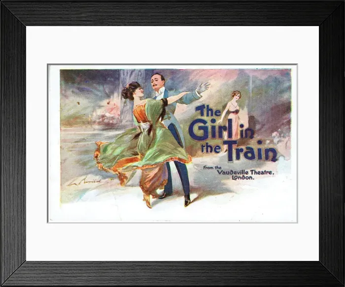 Framed Print : The Girl in the Train adapted by Adrian Ross