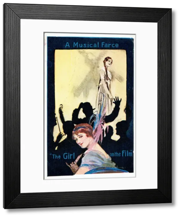 Framed Print : The Girl on the Film adapted by James Tanner Framed Print : The Girl on the Film adapted by James Tanner