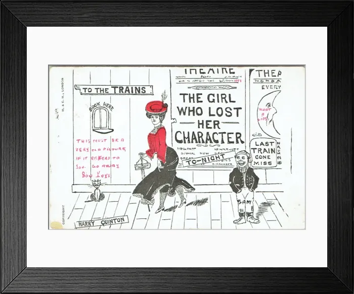 Framed Print : The Girl Who Lost Her Character by Walter Melville Framed Print : The Girl Who Lost Her Character by Walter Melville