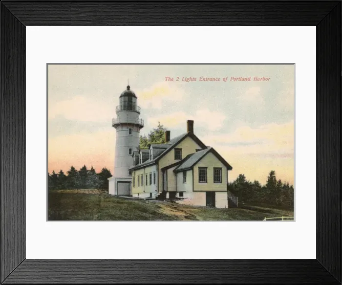Framed Print : Cape Elizabeth East Lighthouse, Portland, Maine, USA Framed Print : Cape Elizabeth East Lighthouse, Portland, Maine, USA