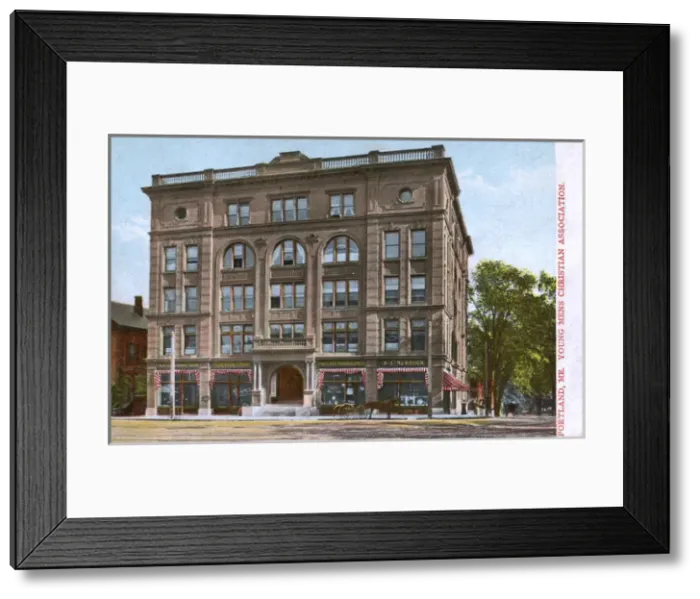 Framed Print : YMCA building, Portland, Maine, USA Framed Print : YMCA building, Portland, Maine, USA