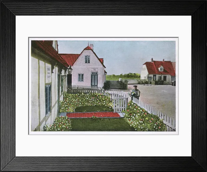 Framed Print : Danish Village, Scarboro, Maine, USA Framed Print : Danish Village, Scarboro, Maine, USA