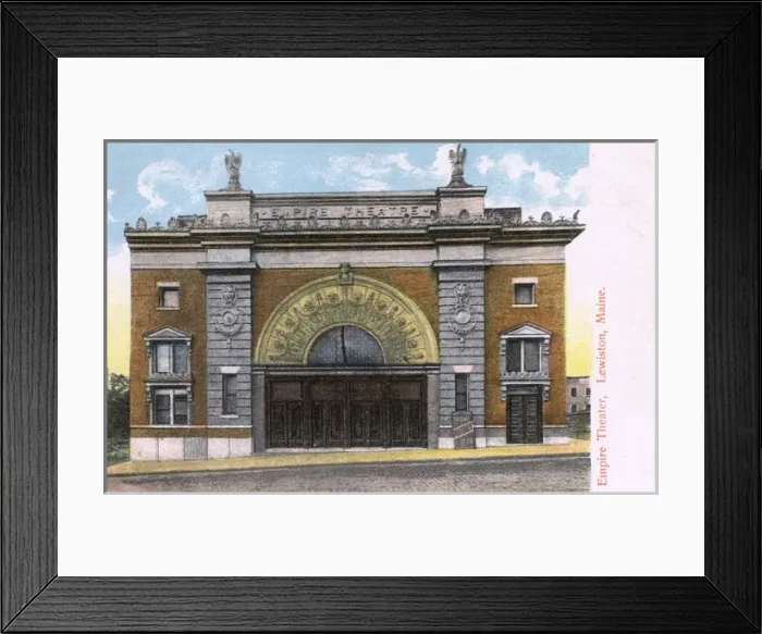 Framed Print : Empire Theatre, Lewiston, Maine, USA Framed Print : Empire Theatre, Lewiston, Maine, USA