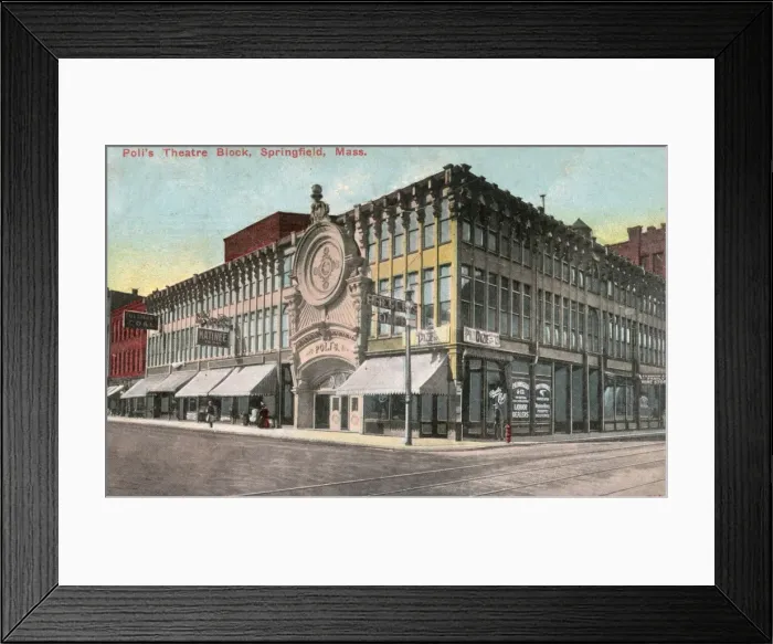 Framed Print : Polis Theatre Block, Springfield, Massachusetts, USA Framed Print : Polis Theatre Block, Springfield, Massachusetts, USA