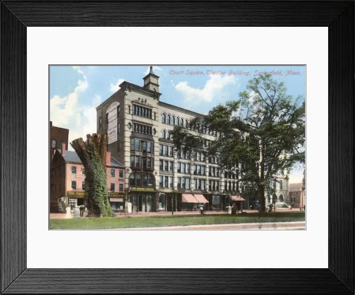 Framed Print : Court Square Theatre, Springfield, Massachusetts, USA Framed Print : Court Square Theatre, Springfield, Massachusetts, USA