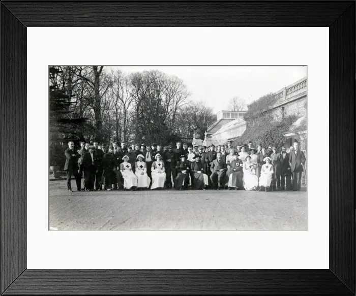 Framed Print : Quex Park VAD Hospital Belgian & British Patients Framed Print : Quex Park VAD Hospital Belgian & British Patients