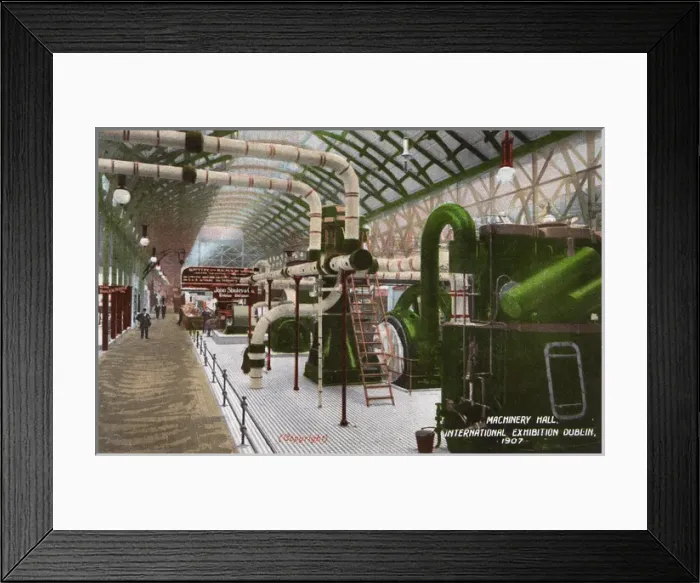 Framed Print : Machinery Hall - International Exhibition, Dublin, Ireland Framed Print : Machinery Hall - International Exhibition, Dublin, Ireland