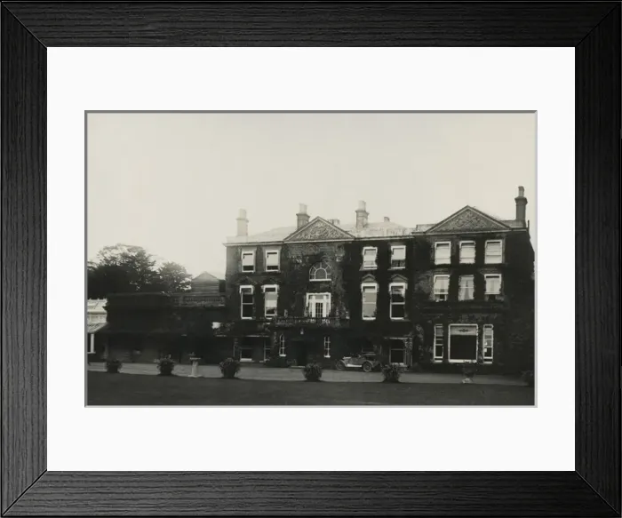 Framed Print : Quex House with car Framed Print : Quex House with car