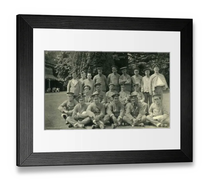 Framed Print : Imperial Patients, Quex Park VAD Hospital Framed Print : Imperial Patients, Quex Park VAD Hospital