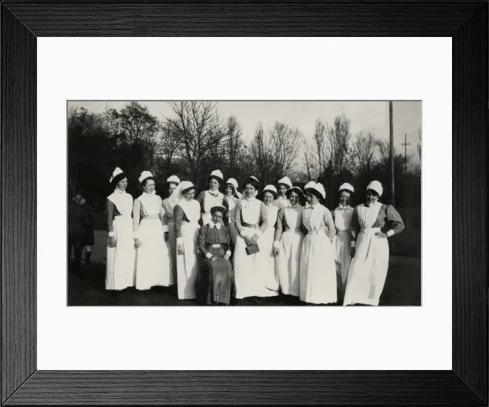 Framed Print : Nurses, Yarrow Military Hospitsal Framed Print : Nurses, Yarrow Military Hospitsal