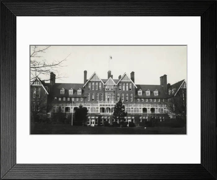 Framed Print : Yarrow Military Hospital, rear view Framed Print : Yarrow Military Hospital, rear view