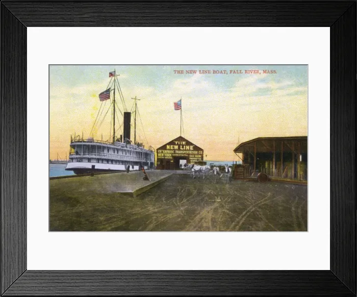 Framed Print : Steamer of the Fall River Line, Massachusetts, USA Framed Print : Steamer of the Fall River Line, Massachusetts, USA