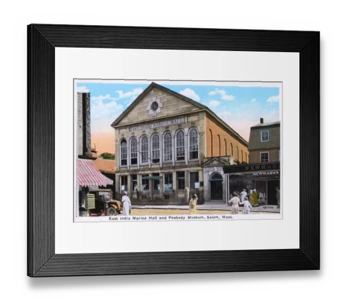 Framed Print : Marine Hall and Peabody Museum, Salem, Massachusetts, USA Framed Print : Marine Hall and Peabody Museum, Salem, Massachusetts, USA