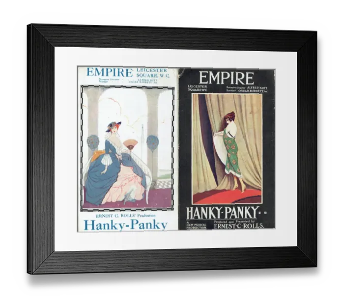 Framed Print : Hanky Panky by Hartley Carrick and Wortley David Framed Print : Hanky Panky by Hartley Carrick and Wortley David