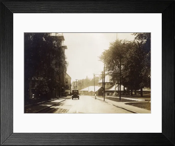 Framed Print : Street in Laconia, New Hampshire, USA Framed Print : Street in Laconia, New Hampshire, USA
