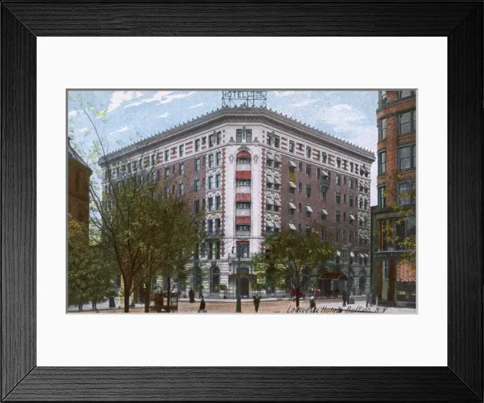 Framed Print : Lafayette Hotel, Buffalo, New York State, USA Framed Print : Lafayette Hotel, Buffalo, New York State, USA