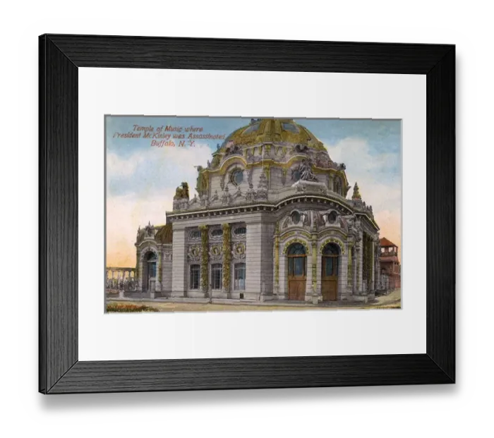 Framed Print : Temple of Music, Buffalo, New York State, USA Framed Print : Temple of Music, Buffalo, New York State, USA