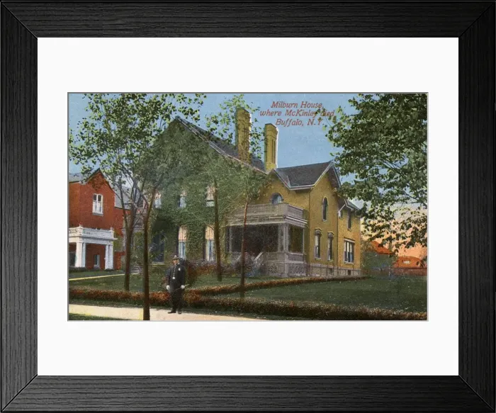 Framed Print : Milburn House, Buffalo, New York State, USA Framed Print : Milburn House, Buffalo, New York State, USA