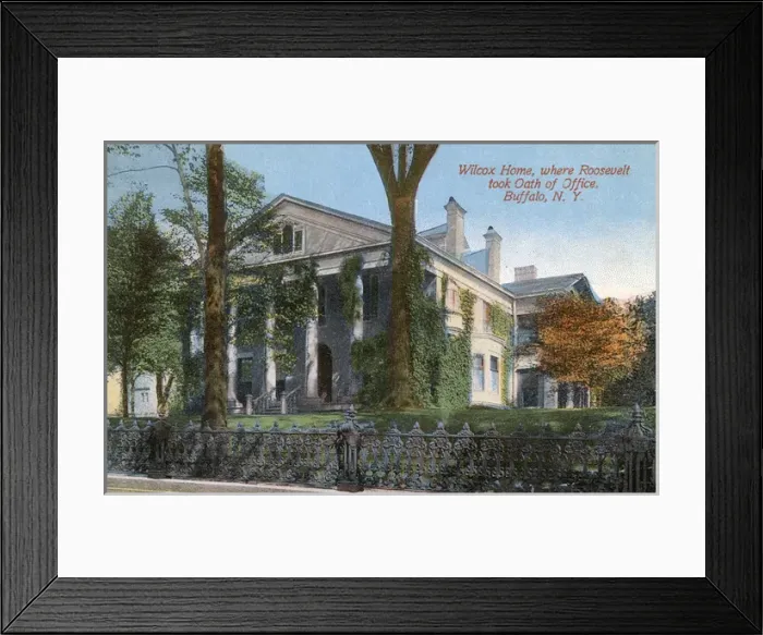 Framed Print : Wilcox home, Buffalo, New York State, USA Framed Print : Wilcox home, Buffalo, New York State, USA