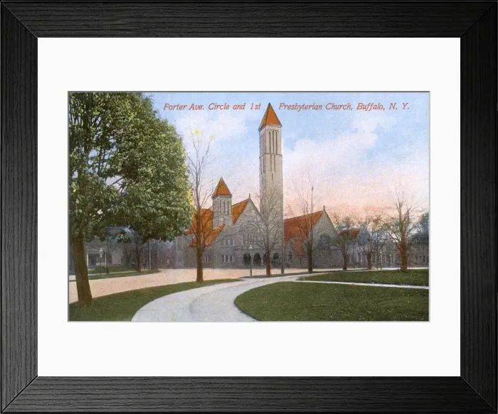 Framed Print : First Presbyterian Church, Buffalo, New York State, USA Framed Print : First Presbyterian Church, Buffalo, New York State, USA