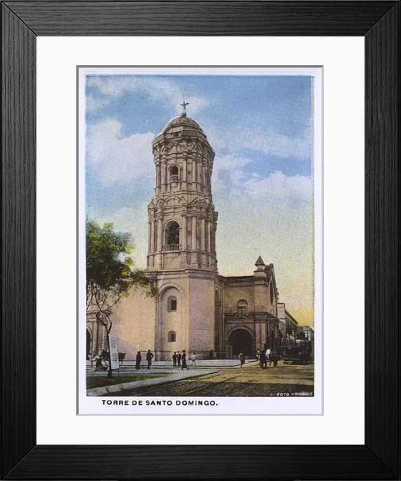 Framed Print : Lima - Peru - Torre de Santo Domingo Framed Print : Lima - Peru - Torre de Santo Domingo