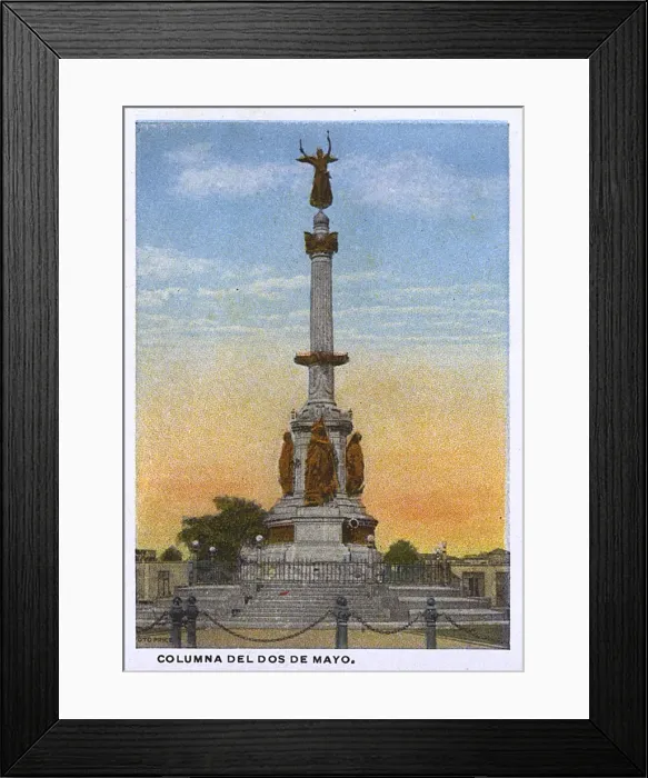Framed Print : Lima, Peru - Columna del dos de Mayo Framed Print : Lima, Peru - Columna del dos de Mayo