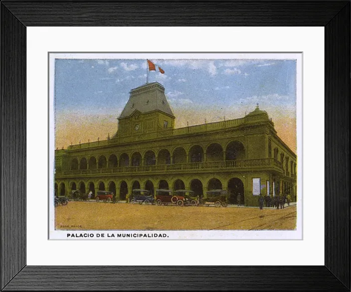 Framed Print : Lima, Peru - Palacio de la Municipalidad
