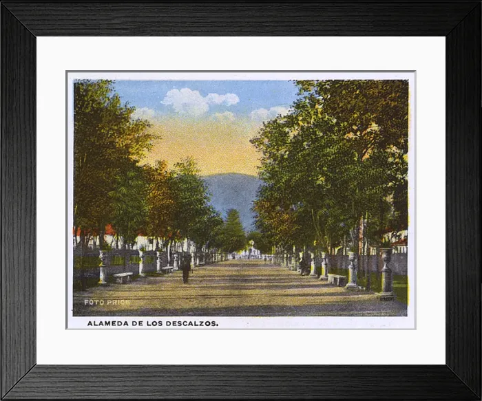 Framed Print : Lima, Peru - Alameda de los Descalzos Framed Print : Lima, Peru - Alameda de los Descalzos
