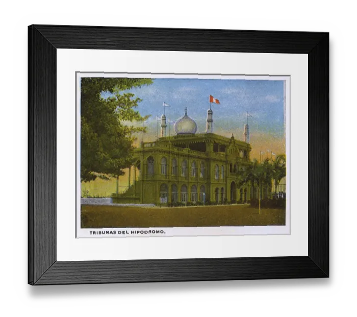 Framed Print : Lima, Peru - Tribunas del Hipodromo Framed Print : Lima, Peru - Tribunas del Hipodromo