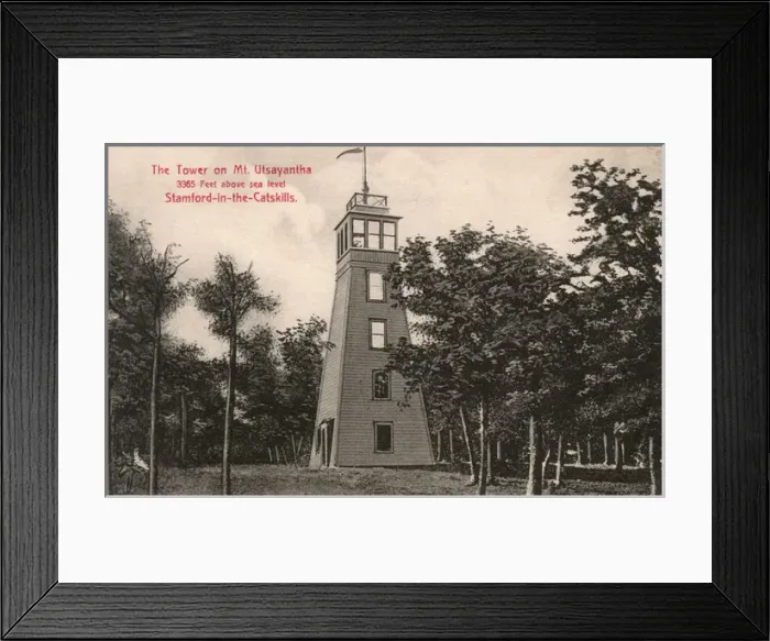 Framed Print : Tower, Stamford in the Catskills, New York State, USA Framed Print : Tower, Stamford in the Catskills, New York State, USA