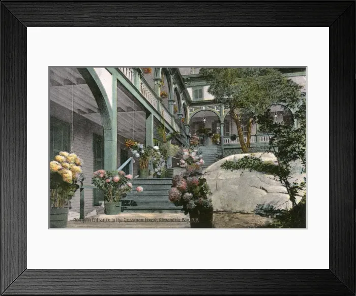Framed Print : Crossman House Hotel, Alexandria Bay, New York State, USA Framed Print : Crossman House Hotel, Alexandria Bay, New York State, USA