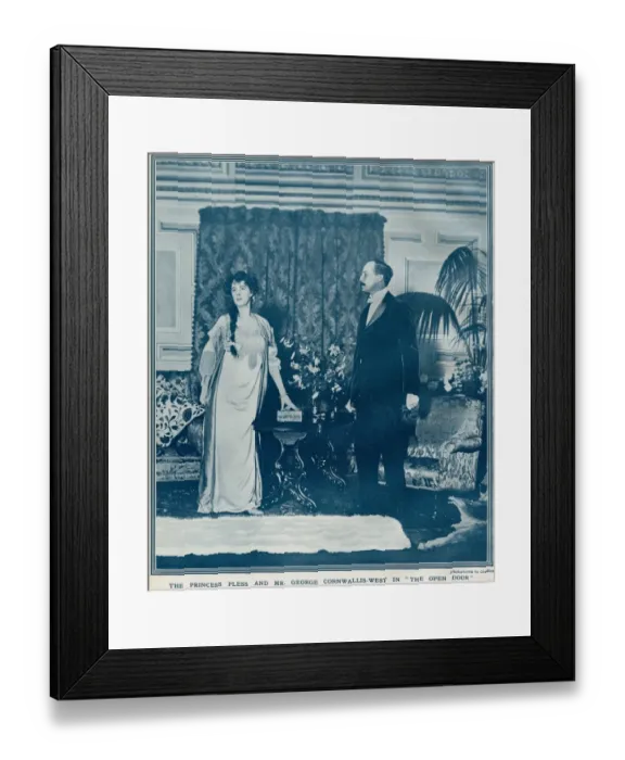 Framed Print : Princess of Pless - amateur dramatics, Eaton Hall Framed Print : Princess of Pless - amateur dramatics, Eaton Hall