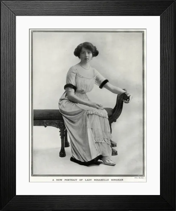Framed Print : Lady Rosabelle Bingham Framed Print : Lady Rosabelle Bingham