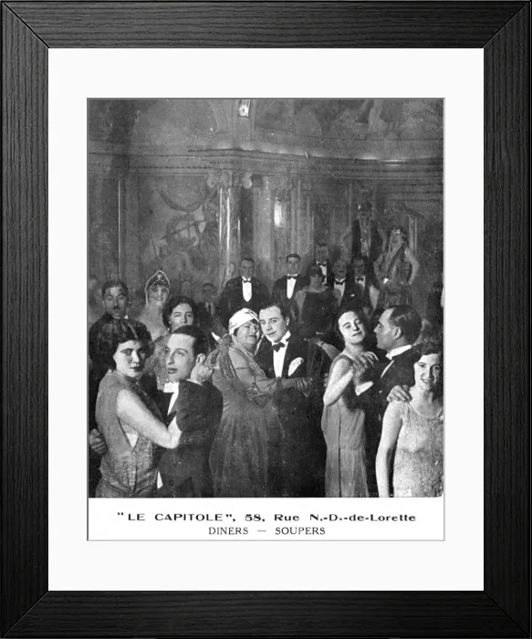 Framed Print : An interior view of Le Capitole night-spot in Paris, 1924 Framed Print : An interior view of Le Capitole night-spot in Paris, 1924