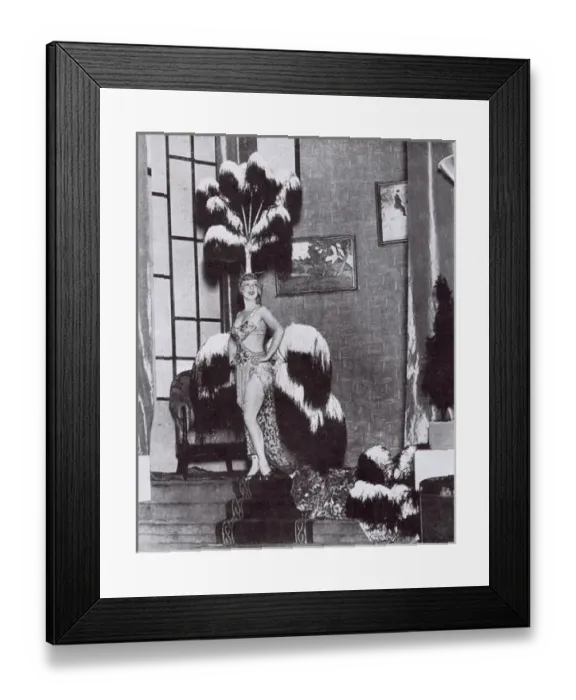 Framed Print : Spinelly in Le Club des Loufoques, at the Theatre de la Made Framed Print : Spinelly in Le Club des Loufoques, at the Theatre de la Made