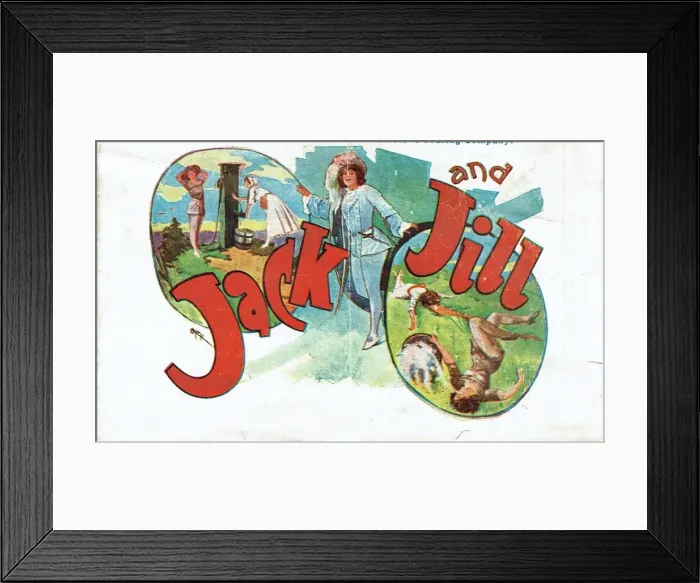Framed Print : Jack and Jill: Book by Frank Leigh Framed Print : Jack and Jill: Book by Frank Leigh