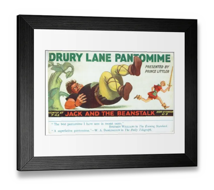 Framed Print : Jack and the Beanstalk Framed Print : Jack and the Beanstalk