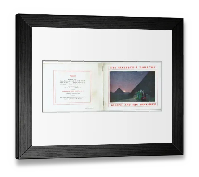 Framed Print : Joseph and His Brethren by Louis N Parker Framed Print : Joseph and His Brethren by Louis N Parker
