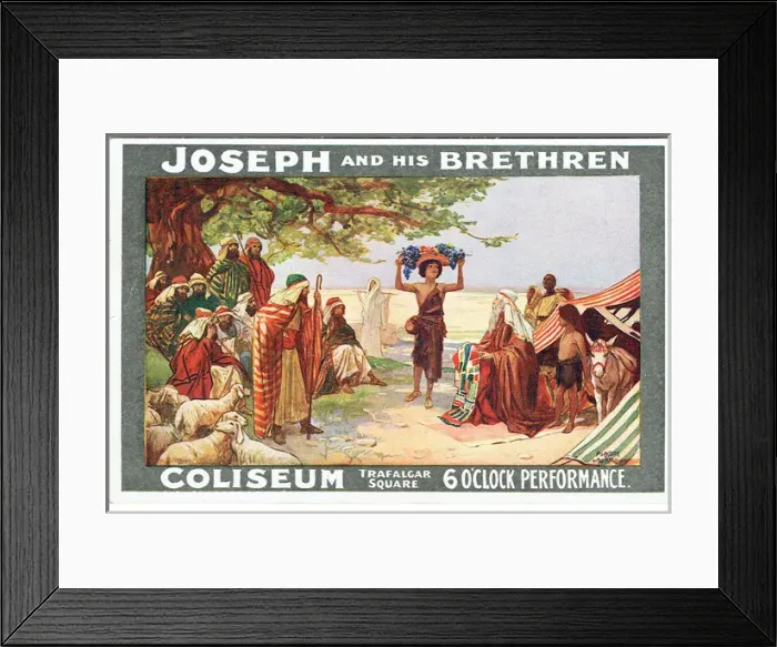 Framed Print : Joseph and His Brethren by Louis N Parker Framed Print : Joseph and His Brethren by Louis N Parker