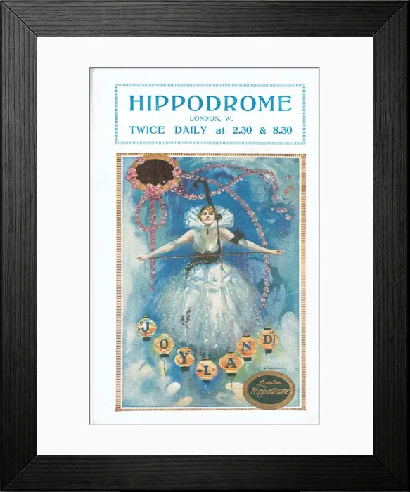 Framed Print : Joy-Land by Albert de Courville and Wal Pink
