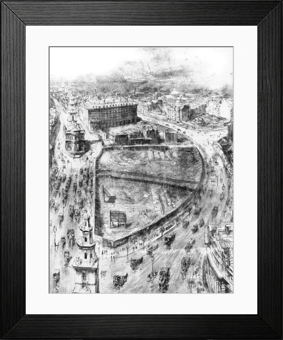 Framed Print : Aldwych Constructed - London Framed Print : Aldwych Constructed - London