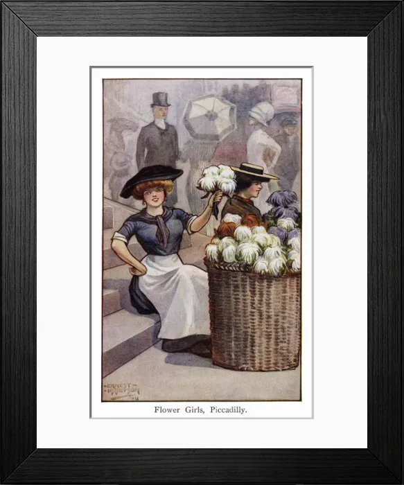 Framed Print : Londoners 1911 Framed Print : Londoners 1911