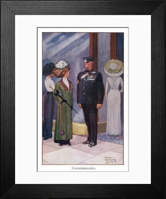 Framed Print : Londoners 1911 Framed Print : Londoners 1911